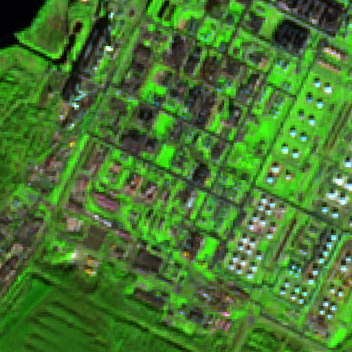SWIR, 16 Oct 2026: heat and burn scars show bright