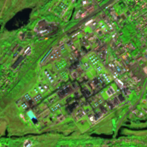 SWIR, 12 Oct 2026: heat and burn scars show bright
