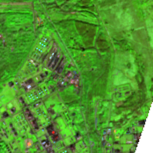 SWIR, 9 Oct 2026: heat and burn scars show bright