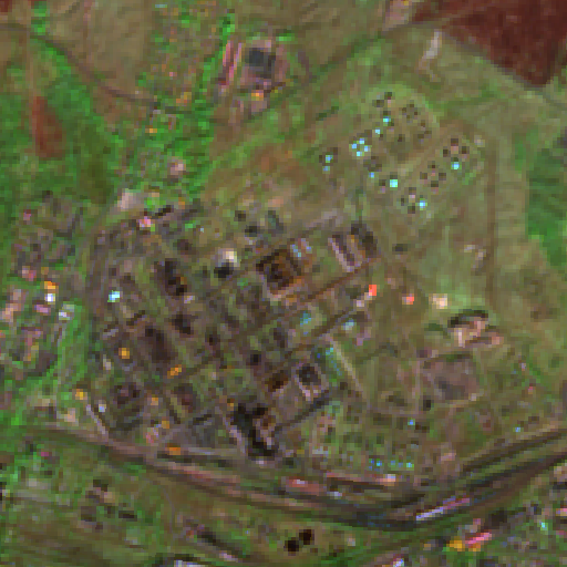 SWIR, 18 Oct 2026: heat and burn scars show bright