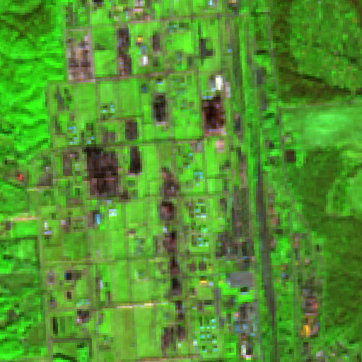 SWIR, 9 Oct 2026: heat and burn scars show bright